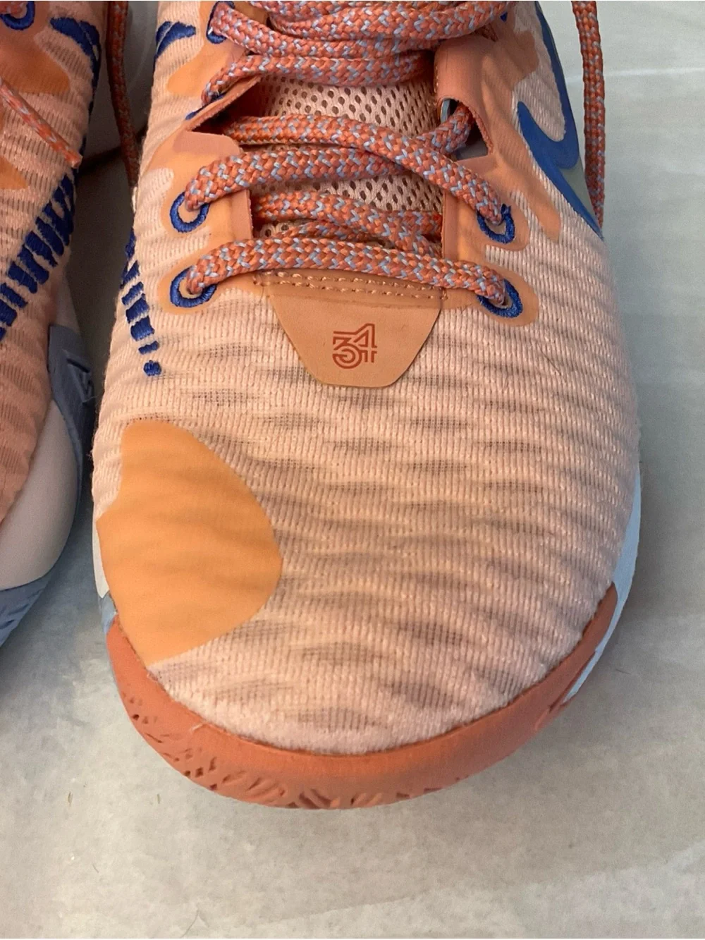Nike Giannis Immortality Orange/Blue Basketball Shoes CZ4099-800 Mens Sz 8.5